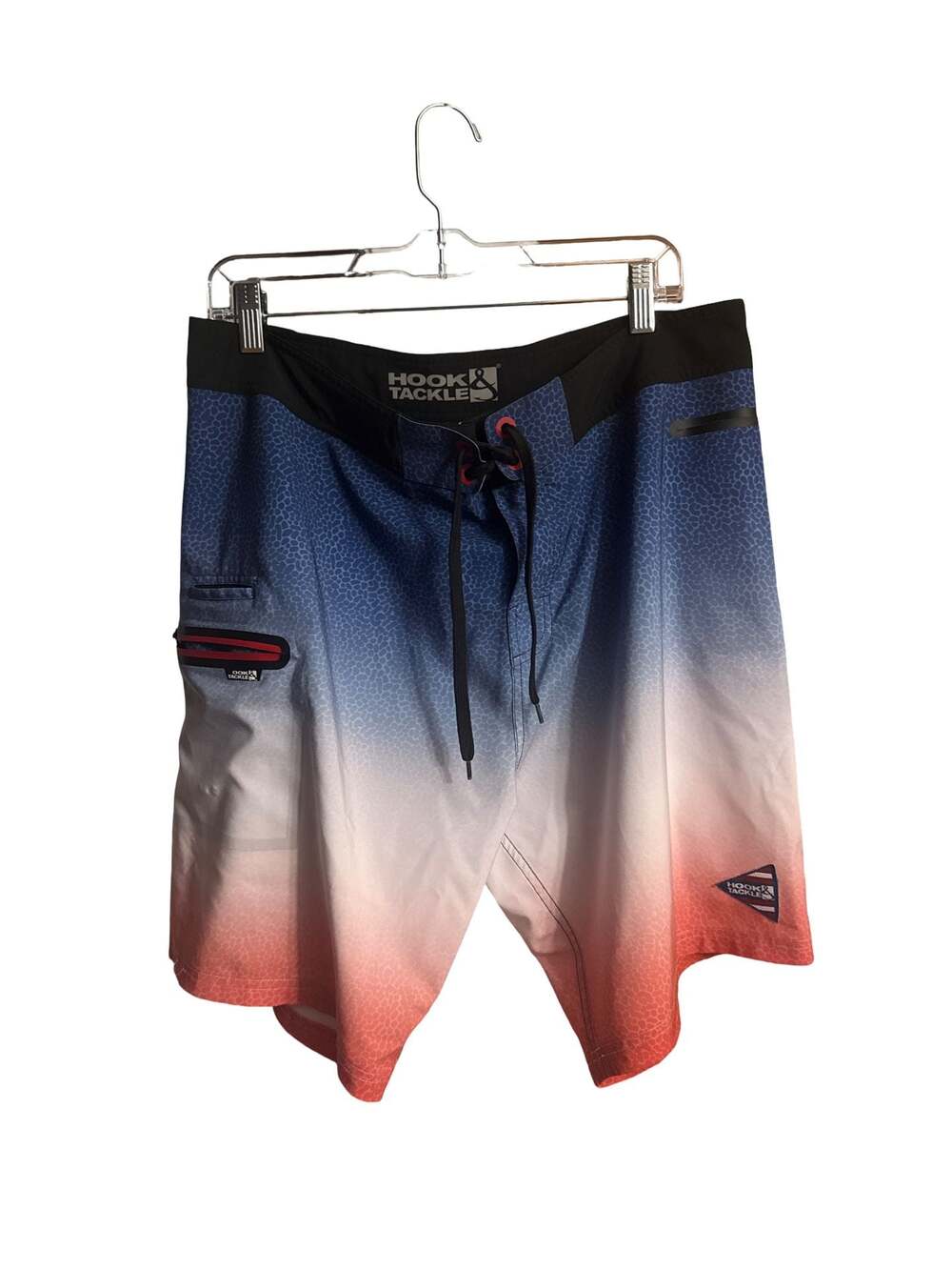 Hook & Tackle Men's M016093 Gradient Print Boardshorts Size 34